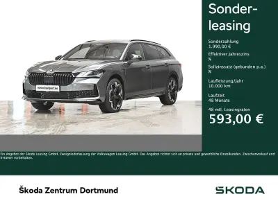 Neu Skoda Superb SportLine 204 PS (150 kW) 2026 Graphitegrau metallic Kombi