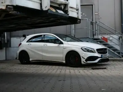 Gebraucht Mercedes A45 AMG AMG 381 PS (280 kW) 2017 Weiß Kleinwagen