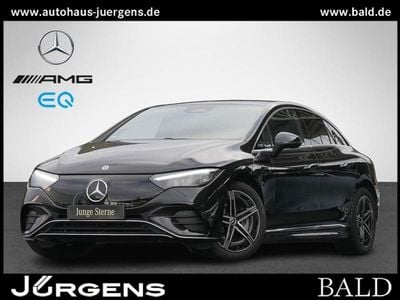 Schwarz obsidianschwarz metall Gebraucht 2024 Mercedes EQE350 AMG Limousine | 50.780 € (Fairer Preis)