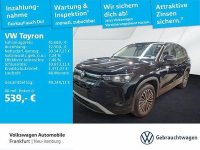 Grenadillschwarz metallic (metallic) Gebraucht 2025 VW Tayron Life SUV | 41.680 €