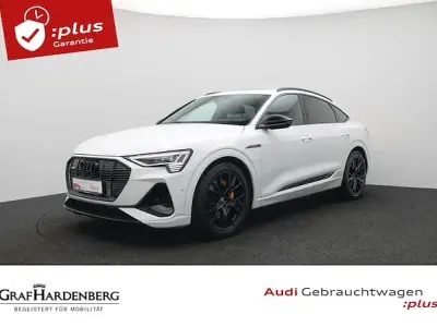 Gebraucht Audi e-tron Sportback S-Line 300 kW (408 PS) 2022 Gletscherweiß metallic SUV