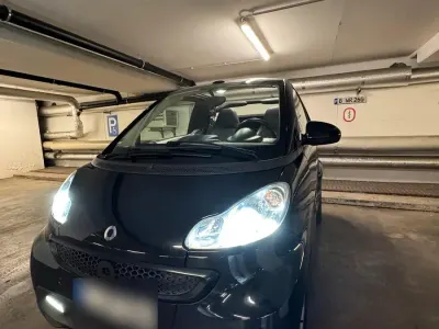 Brugt Smart ForTwo Cabrio 71 HK (52 kW) 2010 Sort Cabriolet