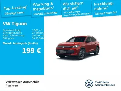 Gebraucht VW Tiguan Goal 150 PS (110 kW) 2025 Rot SUV