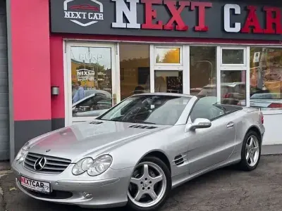 Gebraucht Mercedes SL500 306 PS (225 kW) 2003 Silber Cabrio