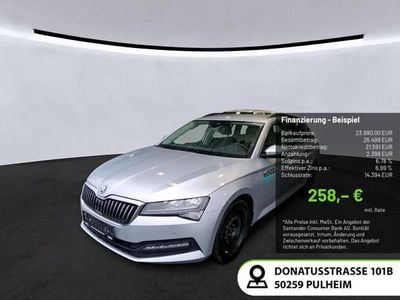 Gebraucht Skoda Superb Ambition 150 PS (110 kW) 2022 Brillantsilber metallic Kombi