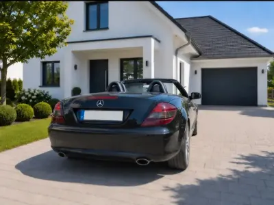 Używany Mercedes SLK200 Sport Edition 163 KM (119 kW) 2008 Czarny Kabriolet