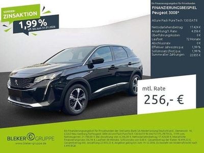 Gebraucht Peugeot 3008 Allure 131 PS (96 kW) 2023 Perlaneraschwarz SUV