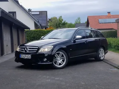 Używany Mercedes C280 231 KM (169 kW) 2008 Czarny Kombi