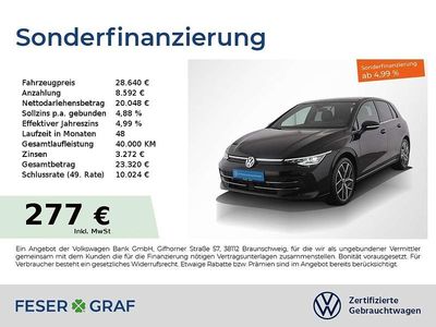 Schwarz Gebraucht 2024 VW Golf Edition Limousine | 28.340 € (Fairer Preis)