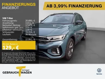 Gebraucht VW T-Roc R-line 110 PS (80 kW) 2023 Blau SUV