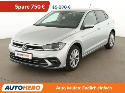 Gebraucht VW Polo Style 95 PS (69 kW) 2021 Silber Kleinwagen