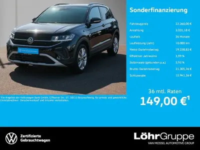 Gebraucht VW T-Cross Goal 116 PS (85 kW) 2025 Schwarz SUV