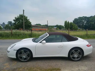 Gebraucht Porsche 911 Carrera 4 Cabriolet 325 PS (239 kW) 2008 Weiß Cabrio