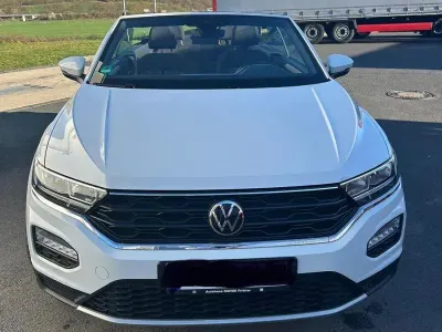Gebraucht VW T-Roc Cabriolet Style 110 PS (80 kW) 2021 Weiß Cabrio
