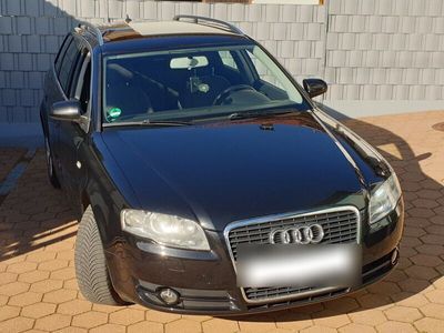 gebraucht Audi A4 8E 2.0 Kombi Limousine Klima Navi Tempomat Diesel schwarz