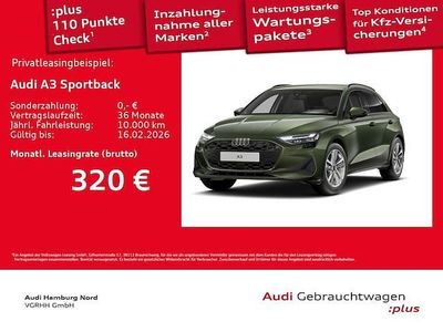 Distriktgrün metallic Gebraucht 2025 Audi A3 Sportback e-tron Ambiente Kleinwagen | 36.980 € (Guter Preis)