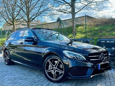 gebraucht Mercedes C250 4MATIC T AMG Line|Night Paket|ACC|Pano