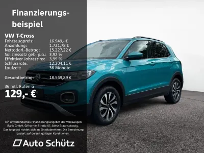 Gebraucht VW T-Cross Active 95 PS (69 kW) 2022 Blau SUV