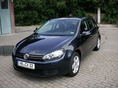Gebraucht VW Golf VI Comfortline 105 PS (77 kW) 2010 Blau metallic Kleinwagen