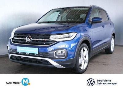 Reef blue metallic (metallic) Gebraucht 2021 VW T-Cross Style SUV | 17.970 € (Fairer Preis)