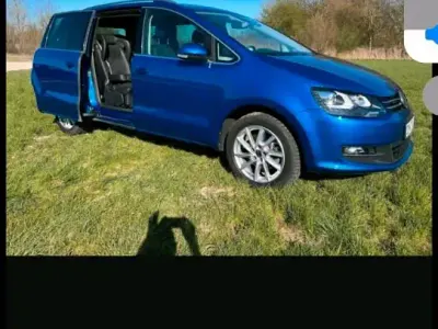 Gebraucht VW Sharan 220 PS (161 kW) 2019 Blau Van / Kleinbus