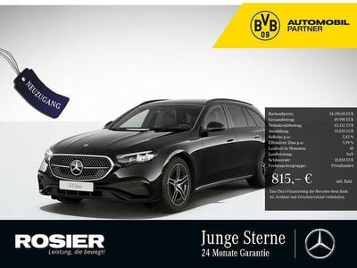 Gebraucht Mercedes E200 AMG 204 PS (150 kW) 2024 Schwarz / obsidianschwarz (metallic) Kombi