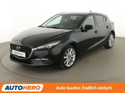 Używany Mazda 3 Sports-Line 120 KM (88 kW) 2018 Czarny Sedan/Limuzyna