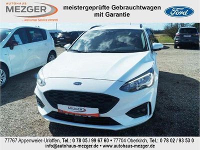 Gebraucht Ford Focus ST-Line 120 PS (88 kW) 2018 Weiß Kombi