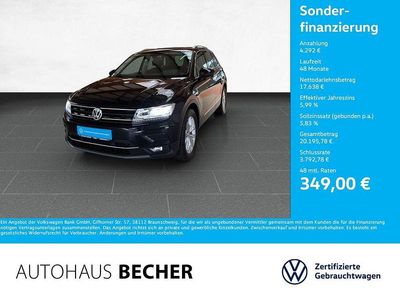 Schwarz Gebraucht 2017 VW Tiguan Highline SUV | 21.930 € (Fairer Preis)