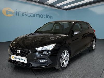 Usata Seat Leon FR 131 CV (96 kW) 2022 Nero Utilitaria