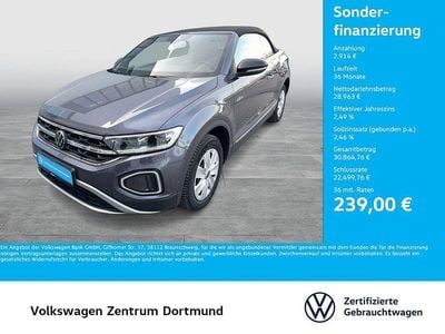 Usata VW T-Roc Cabriolet Goal 150 CV (110 kW) 2025 Grigio Cabrio