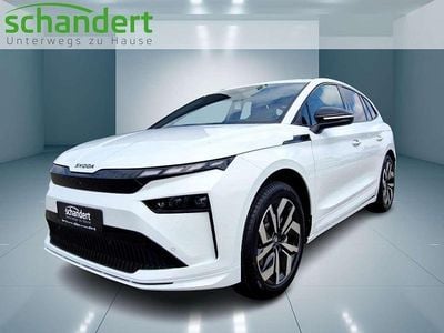 Moonweiß metallic Neu 2025 Skoda Enyaq iV SportLine SUV | 53.750 € (Fairer Preis)