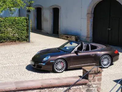Gebraucht Porsche 911 Carrera 4S Cabriolet 355 PS (261 kW) 2008 Braun Cabrio