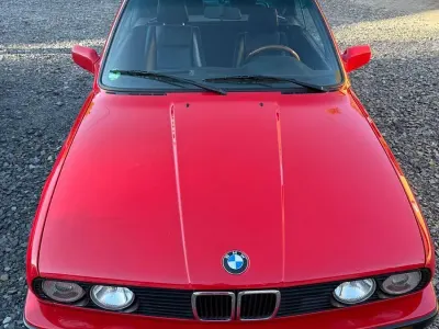 Brugt BMW 318 Cabriolet Performance 113 HK (83 kW) 1992 Rød Cabriolet