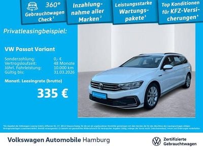 Gebraucht VW Passat GTE 218 PS (160 kW) 2021 Oryxweiß perlmutteffekt Kombi