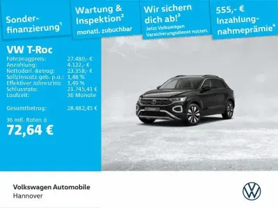 Gebraucht VW T-Roc Goal 150 PS (110 kW) 2025 Deep black perleffekt SUV