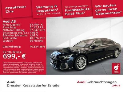 Gebraucht Audi A8L Ambiente 286 PS (210 kW) 2023 Mythosschwarz metallic Limousine