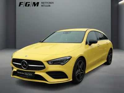 Brugt Mercedes CLA200 AMG line 150 HK (110 kW) 2023 Gul Stationcar