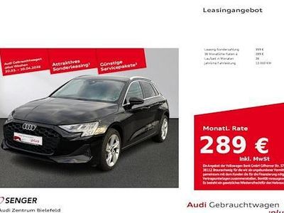 Gebraucht Audi A3 Ambiente 116 PS (85 kW) 2025 Schwarz Limousine