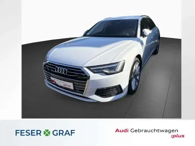 Gebraucht Audi A6 Design 265 PS (194 kW) 2023 Gletscherweiß metallic Kombi