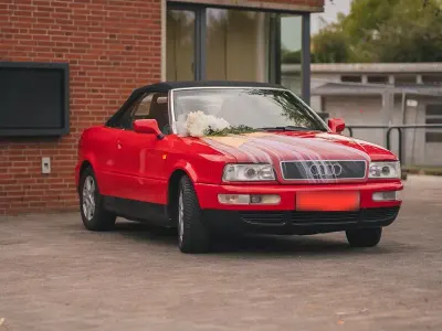 Gebraucht Audi 80 150 PS (110 kW) 1998 Rot Cabrio
