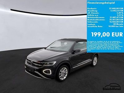 Second-hand VW T-Roc Style 150 CP (110 kW) 2022 Negru SUV