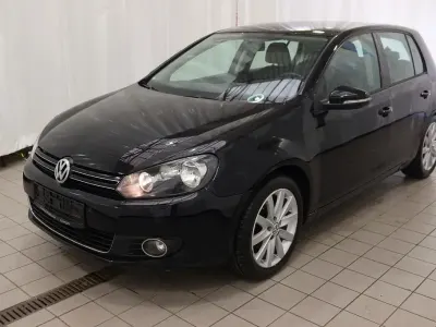 Brugt VW Golf VI Highline 110 HK (80 kW) 2009 Sort Hatchback
