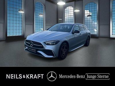 Silber Gebraucht 2024 Mercedes C300e AMG line Kombi | 45.980 € (Fairer Preis)