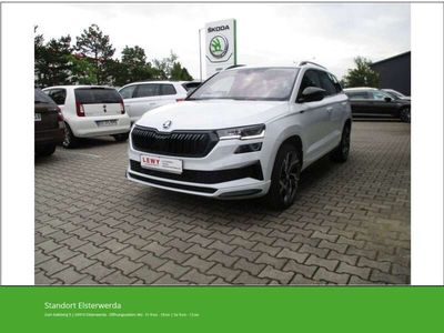 Gebraucht Skoda Karoq SportLine 150 PS (110 kW) 2024 Moon white metallic SUV