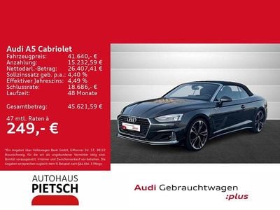 Manhattangrau metallic Gebraucht 2024 Audi A5 Cabriolet Advanced Cabrio | 43.780 € (Fairer Preis)