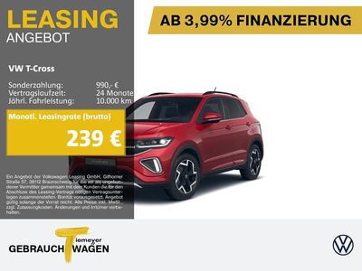 Gebraucht VW T-Cross R-line 150 PS (110 kW) 2025 Rot SUV