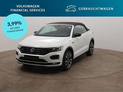 Gebraucht VW T-Roc Cabriolet R-line 150 PS (110 kW) 2021 Weiß Cabrio