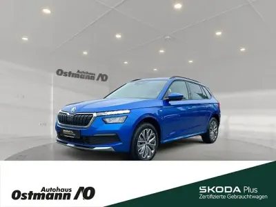 Gebraucht Skoda Kamiq Tour 95 PS (69 kW) 2023 Raceblaumetallic SUV