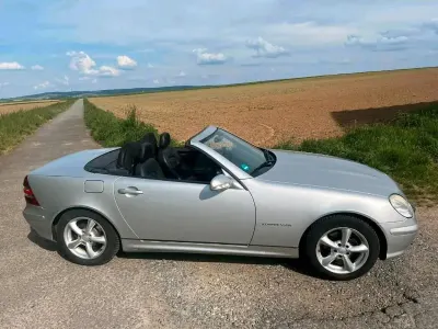 Gebraucht Mercedes SLK200 163 PS (119 kW) 2000 Silber Cabrio